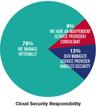 Cloud Security Responsibility Pie Chart